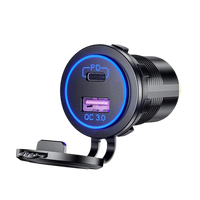 Exotronic USB-C & USB QC3.0 Flush Mount Socket Main Image