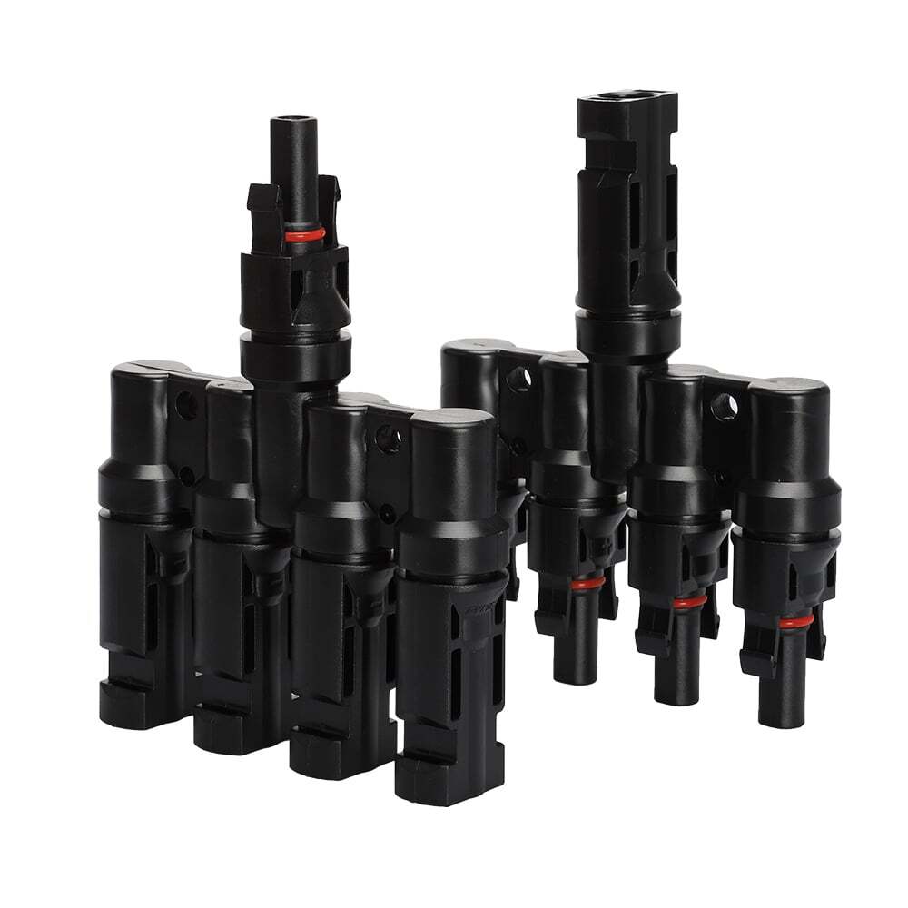 Exotronic 4 to 1 'h' Branch Joiner MC4 Compatible Connector Pair Main Image