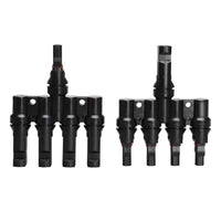 Exotronic 4 to 1 'h' Branch Joiner MC4 Compatible Connector Pair 1