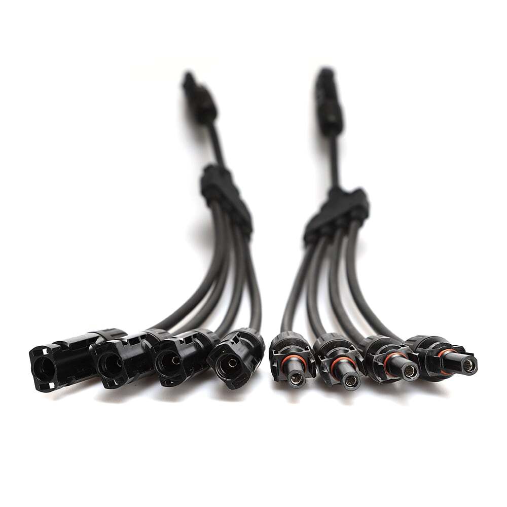 Exotronic 4 to 1 'Y' Branch Joiner MC4 Compatible Connector Pair 1