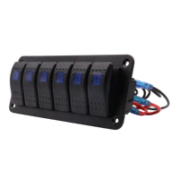 Exotronic 12/24V 6x LED Rocker Marine Switch Panel 1