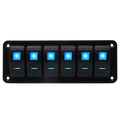 Exotronic 12/24V 6x LED Rocker Marine Switch Panel Main Image