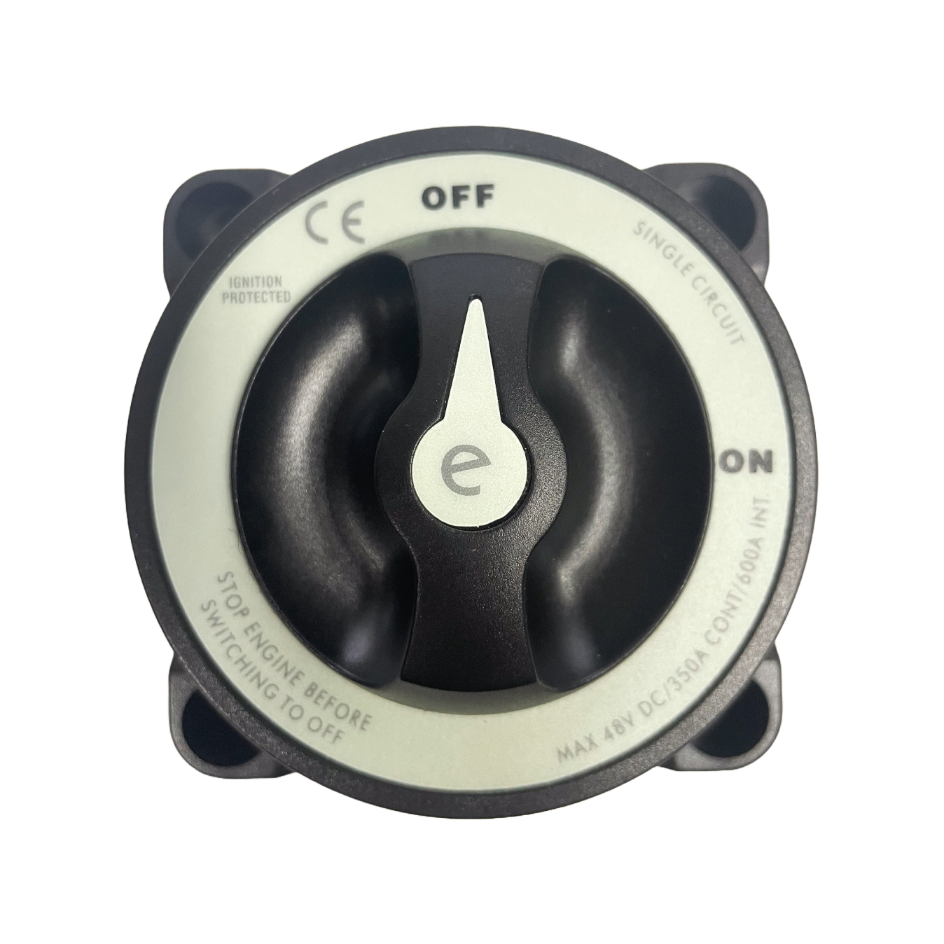 Exotronic 350A Black On Off Battery Switch Main Image