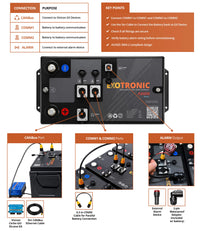 Exotronic 12V 300Ah Axion CANBus Bluetooth Lithium Battery | Marine Version