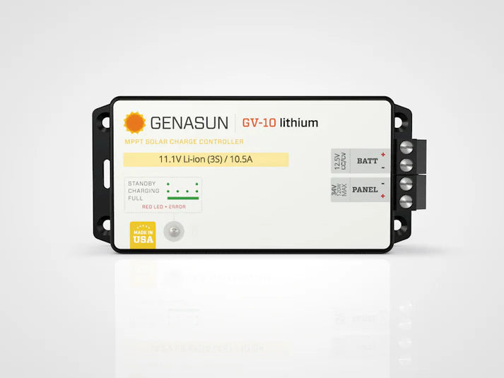 Genasun 12.5V 10.5A GV-10 Lithium MPPT Solar Charge Controller
