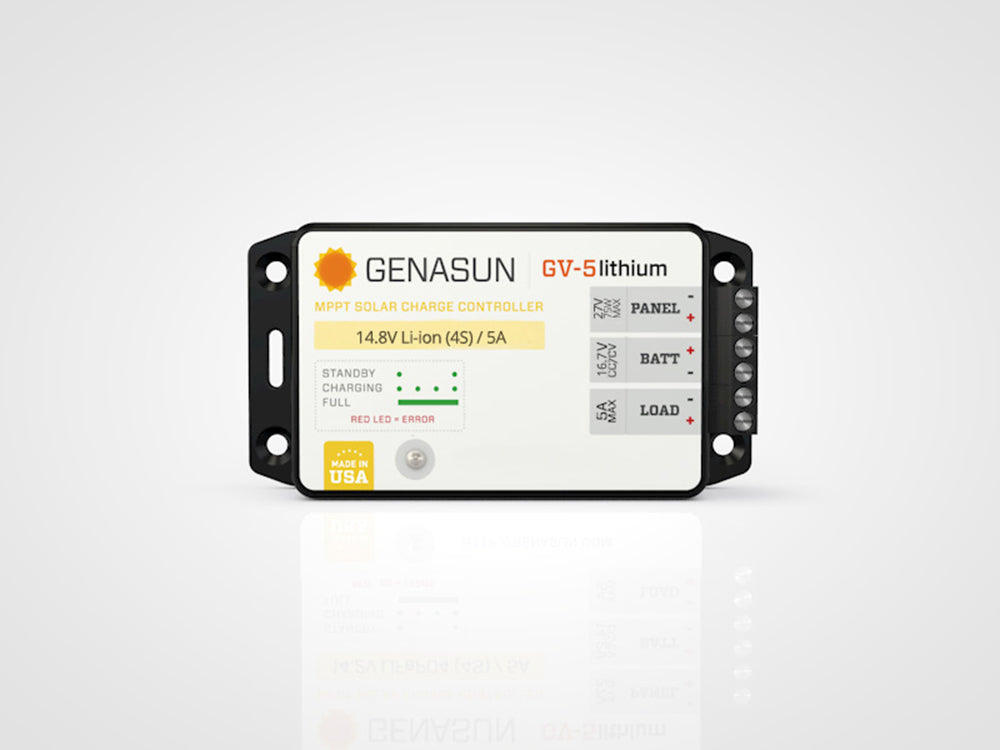 Genasun 16.7V 5A GV-5 Lithium MPPT Solar Charge Controller