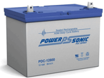 Power-Sonic 12V 80Ah AGM Deep Cycle Battery Main Image