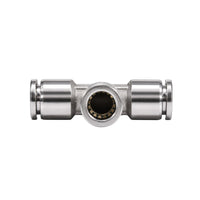 Exotronic 'T' 10mm OD Stainless Steel PTFE Tube Joiner