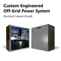 Custom Off-Grid Power System Electrical Cabinet 4