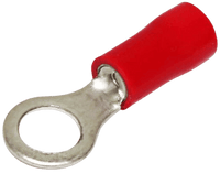 Hellermann Tyton Pre-Insulated Terminal Red Ring Lug 8mm Hole Main Image