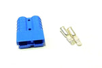 Genuine 50A Blue Anderson Plug Connector with 6AWG Contacts Main Image