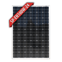 Enerdrive Solar Panel - 100w Mono 24V Black Frame Main Image