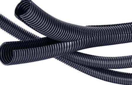 125m Roll of 10mm ID Split Tube Flexible Conduit Black