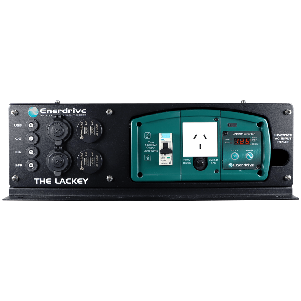 Enerdrive Lackey power system side view