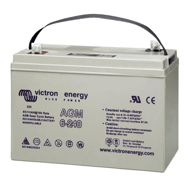 Victron 6V 240Ah AGM Deep Cycle Battery Main Image