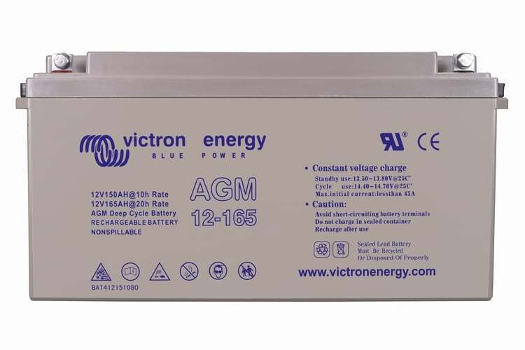 Victron 12V 165Ah AGM Deep Cycle Battery Main Image
