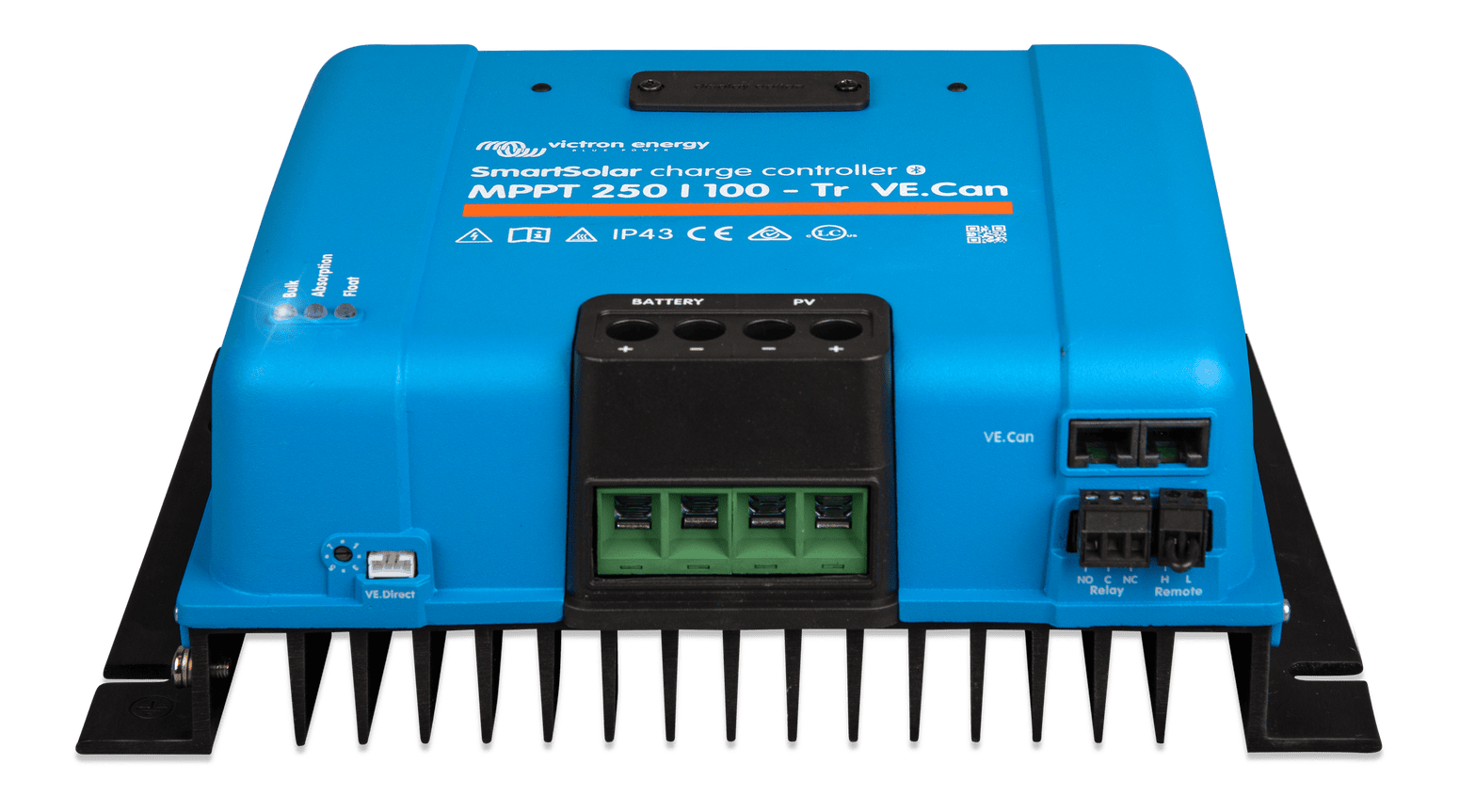 Victron 12/24/48V 100A SmartSolar MPPT 250/100-Tr VE.CAN Bluetooth Solar Charge Controller 7