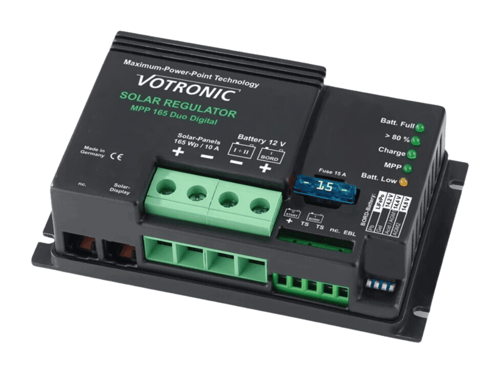 Votronic MPPT 10A Duo (Dual) 165Solar Charge Controller Main Image