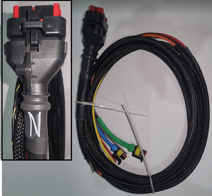 Wakespeed WS500 Advanced Alternator Regulator with N-type (NEGATIVE) wire harness 1