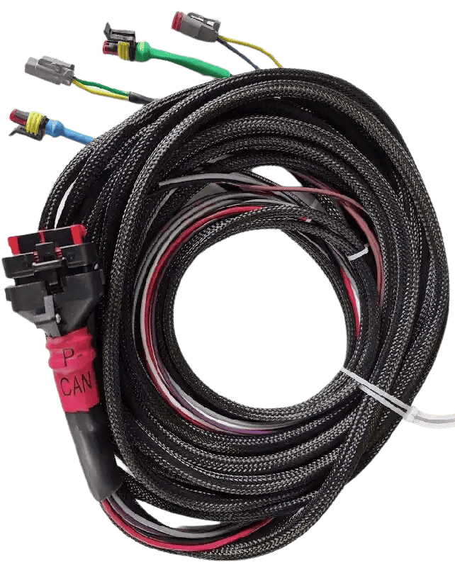 Wakespeed WS500 P-type wiring harness with CAN bus in harness - extra length tails Main Image