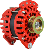 Balmar XT Series 170A 12V alternator, 3.15in dual foot mount (XT-DF-170-SP), shown with K6 pulley which is not included