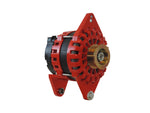 Balmar XT Series 250A 12V alternator, 4in dual foot mount (XT-DF4-250-SP), shown with K6 pulley which is not included