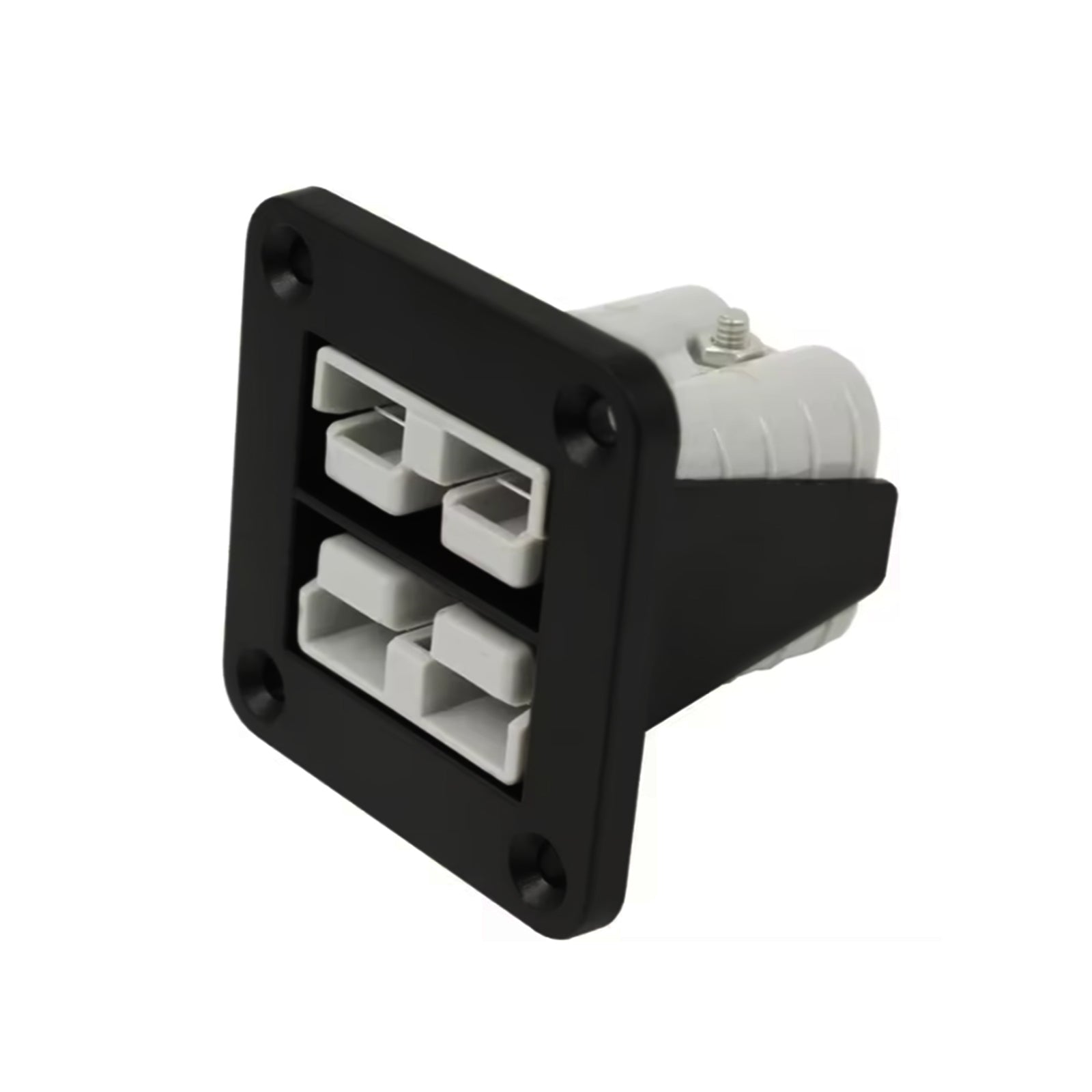 Exotronic Flush Mount Dual 50A Anderson Plug Panel w/ 2x 50A Grey Anderson Plugs