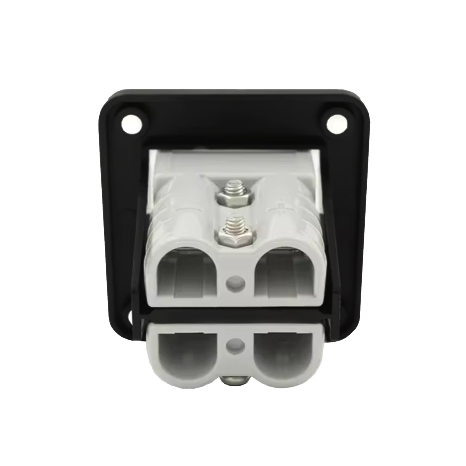 Exotronic Flush Mount Dual 50A Anderson Plug Panel w/ 2x 50A Grey Anderson Plugs