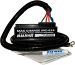 Balmar MC-624 24V alternator regulator with connected wiring harness, magnetic programming tool and manual