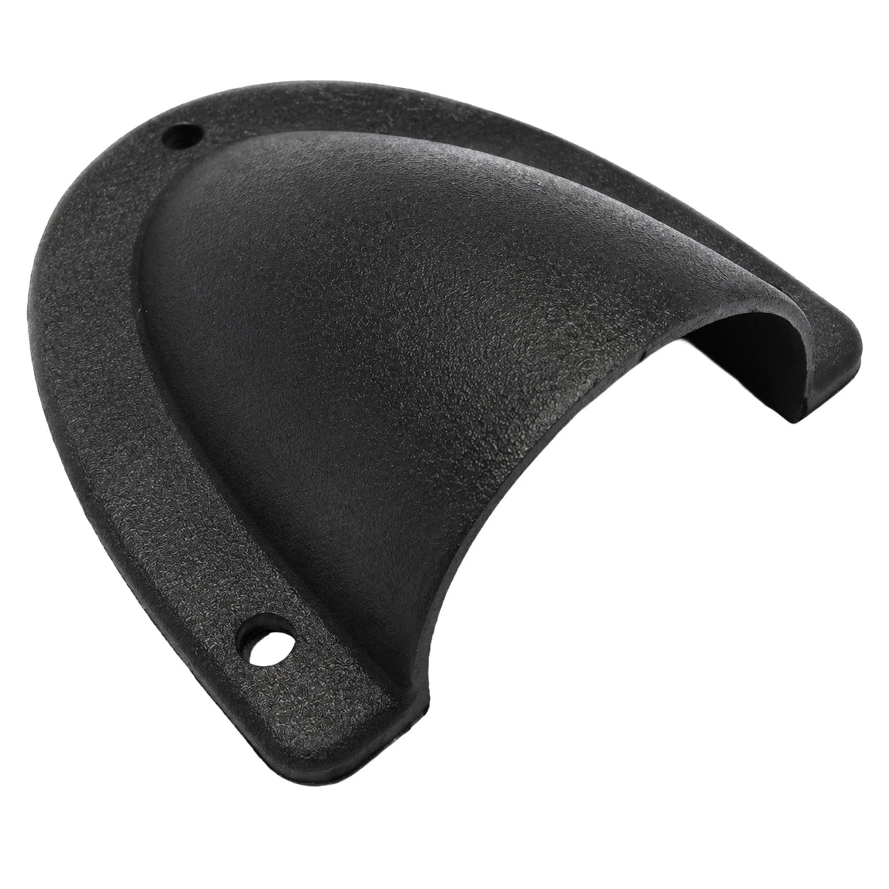Medium black clamshell cable entry cover made from UV stabilised marine grade nylon