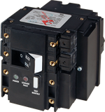 Blue Sea 50A 230V 2-pole ELCI with front panel toggle switch and LED status indicators