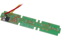 Blue Sea Panel Backlight System circuit board with LEDs and pre-installed power leads