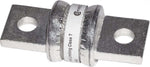 Silver-plated 250A Class T fuse with cylindrical body and flat mounting blades