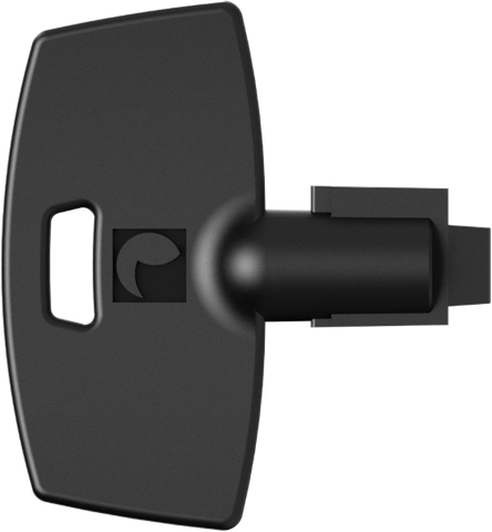 Black replacement key for Blue Sea M-Series marine battery switches