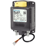 Blue Sea ML-ACR 24V 500A automatic charging relay with yellow manual control knob and tinned studs