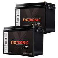 2x Exotronic 200Ah Alpha IP67 Battery Bundle main image