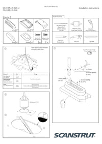 Parts list and tool requirements for the multi cable seal installation