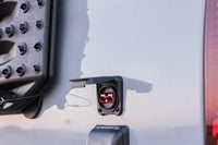 Scanstrut Ventura solar socket installed on the exterior panel of a camper van