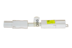 White 250mm CMS connection lead with C style male and female connectors