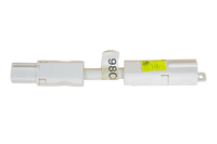 White 250mm CMS connection lead with C style male and female connectors