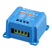 Perspective view of the compact blue non-isolated 60W DC-DC converter