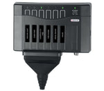 CZone 6-channel output interface with protective cable boot and circuit status LEDs