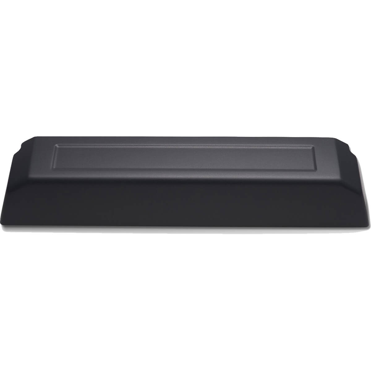 Rectangular black moulded plastic protective cable cover for CZone COI module