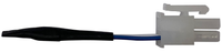 CZone RV-C network terminator with white Molex-style connector and black heat-shrunk housing