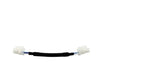 Short CZone RV-C power isolator cable with white unsealed pin and socket connectors