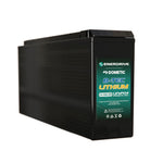Enerdrive B-TEC 12V 100Ah slim lithium battery in high-impact black ABS plastic case