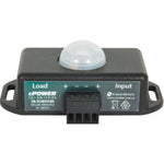 Front view of Enerdrive 12V 24V DC PIR motion sensor switch with terminal block and sensor dome