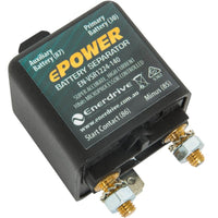 Enerdrive 140A 12/24V voltage sensitive relay battery separator with M6 brass terminals and microprocessor control