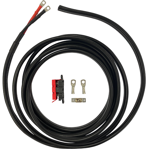 Enerdrive 16mm² 5m DC-DC cable kit including 70A fuse, holder and 6mm lugs