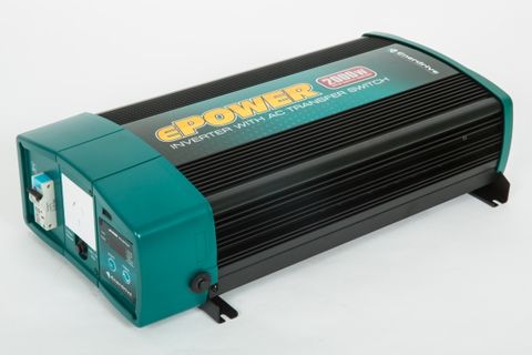 Enerdrive 2000W 12V to 110V true sine wave inverter with integrated RCD and transfer switch